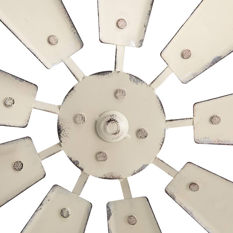 Glitzhome Farmhouse Rustic Wind Spinner Wall Decor