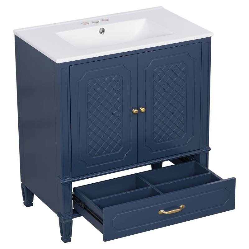 Christopher Knight Home - 30" Bathroom Vanity with Storage Solution