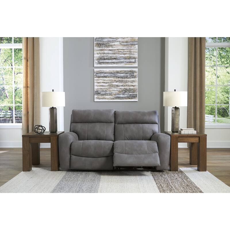 Signature Design by Ashley Next-Gen DuraPella 2-Piece Power Reclining Sectional Loveseat - 77"W x 42"D x 41"H
