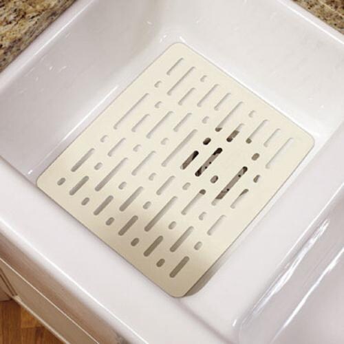Shop Rubbermaid 1G1706BISQU Bisque Small Sink Mat, Plastic ...