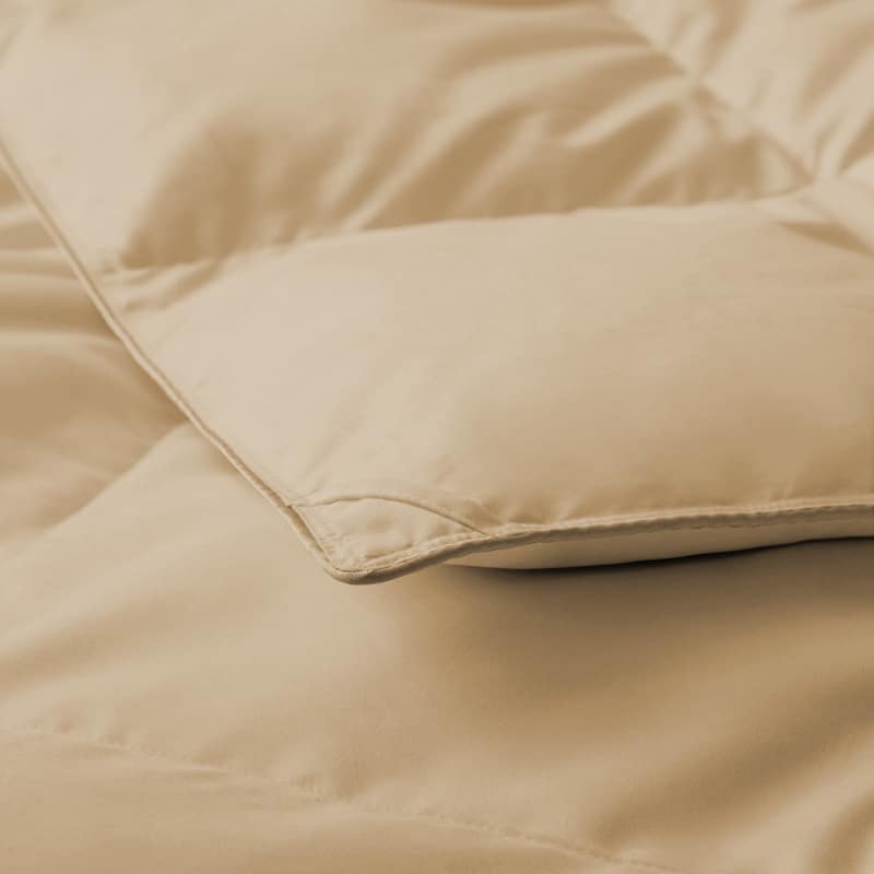 Lightweight Microfiber White Goose Down and Feather Fiber Comforter