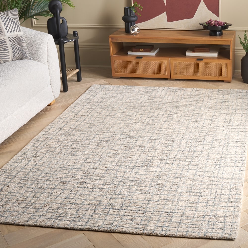 SAFAVIEH Handmade Abstract Helgrid Modern & Contemporary Wool Rug