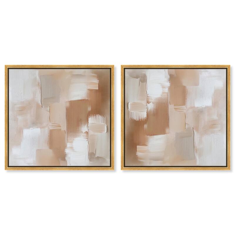 Moonlit Gold II Canvas by Art Remedy - 30" x 30" - Silver