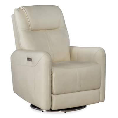 Hooker Furniture RC601-PHSZ Steffen 31" Wide Leather Swivel Power