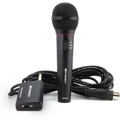 Emerson EAM-9001 Wireless Microphone System, Black
