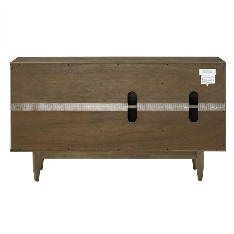Kieran Mid-Century Wood 2-Door and 3-Drawer Server by iNSPIRE Q Modern