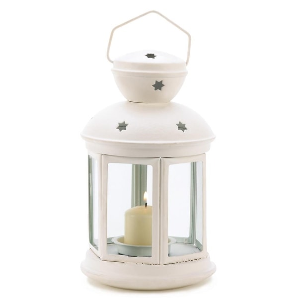 Modern White Colonial Candle Lamp