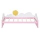 preview thumbnail 29 of 32, Twin Size Daybed with 2 Storage Drawers & Clouds Decor, Wood Kids Twin Bed, Twin Storage Platform Bed Frame for Kids Girls Boys
