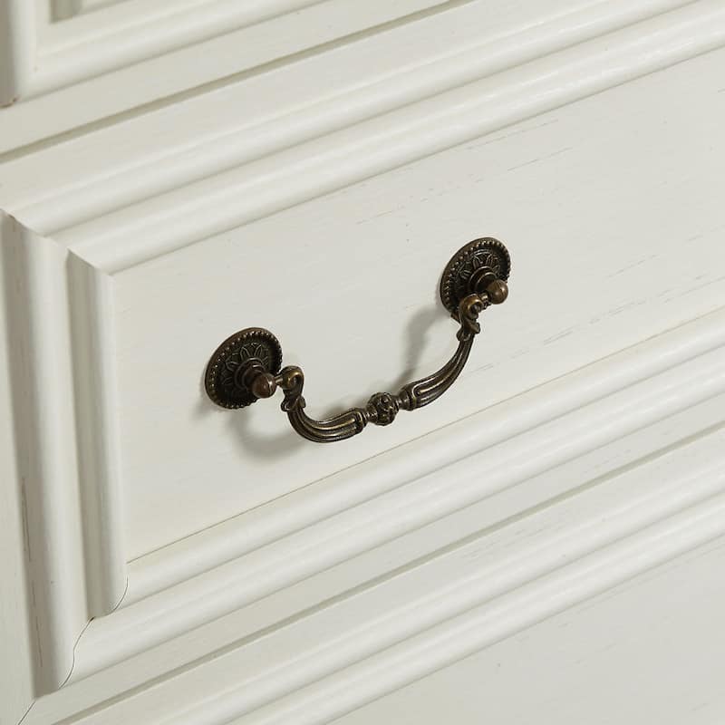 Farmhouse Modern 7-Drawer Horizontal Dresser, Vintage Design, Storage Dressers Organizer for Bedroom, Living Room