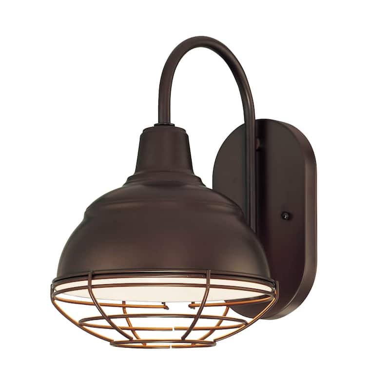 R Series 1-Light Wall Bracket - Architectural Bronze