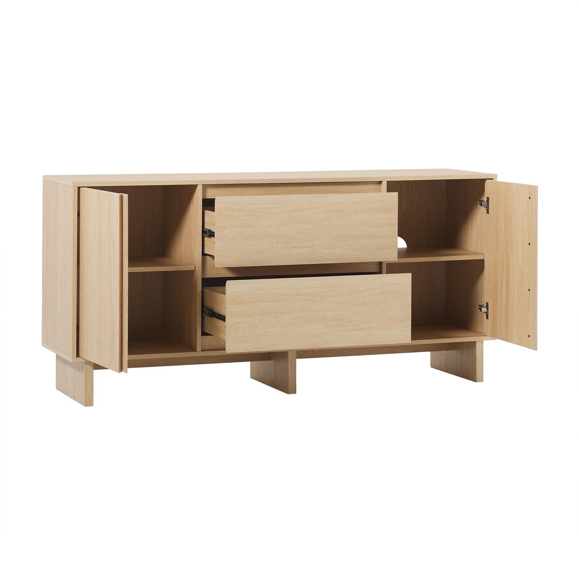Walker Edison 63 inch Minimalist Scandi Sideboard - Overstock