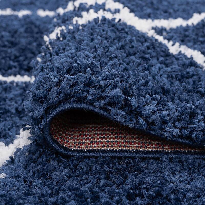 Joy Shag Moroccan Stripe Indoor Area Rug