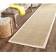 preview thumbnail 95 of 169, SAFAVIEH Natural Fiber Marina Basketweave Seagrass Rug 2'6" x 10' Runner - Natural/Ivory