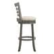 preview thumbnail 16 of 46, Verona Swivel 29-inch High Back Barstool by iNSPIRE Q Classic