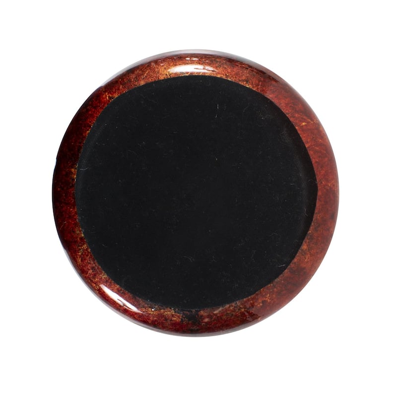 Sharma Crimson Gold Slanted Vase- Medium