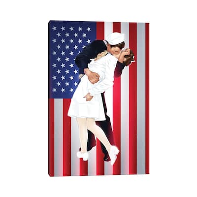 iCanvas "VJ Day Kiss" by Nikita Abakumov Canvas Print
