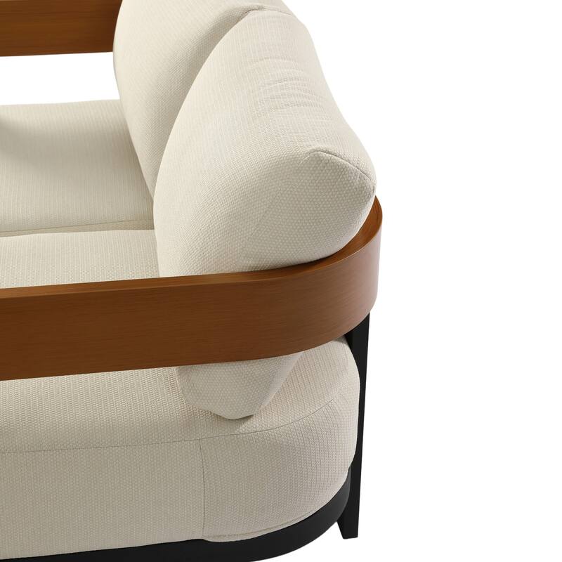 50.39'' Wide Outdoor Patio Sofa With Cushions