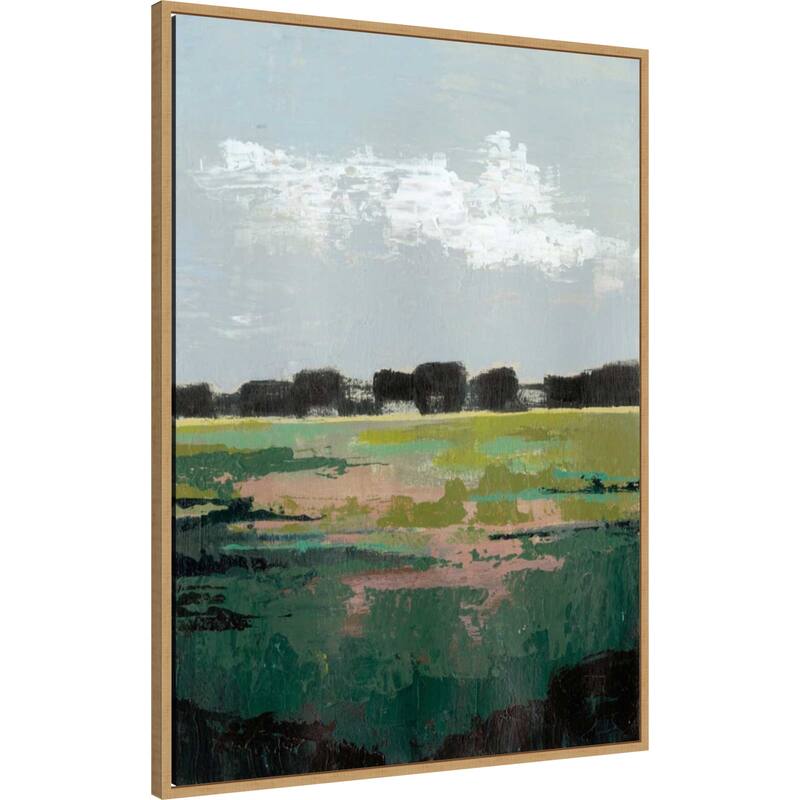 Glowing Pasture No. 1 by Grace Popp (28 x 38 in.), Framed Canvas Wall Art Print