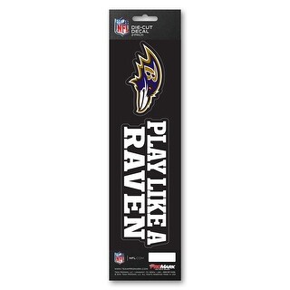 Shop Baltimore Ravens Decal Die Cut Slogan Pack Free Shipping On Orders Over 45 Overstock 27570286