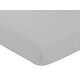 preview thumbnail 3 of 4, Sweet Jojo Designs Solid Grey Celestial Collection Fitted Crib Sheet