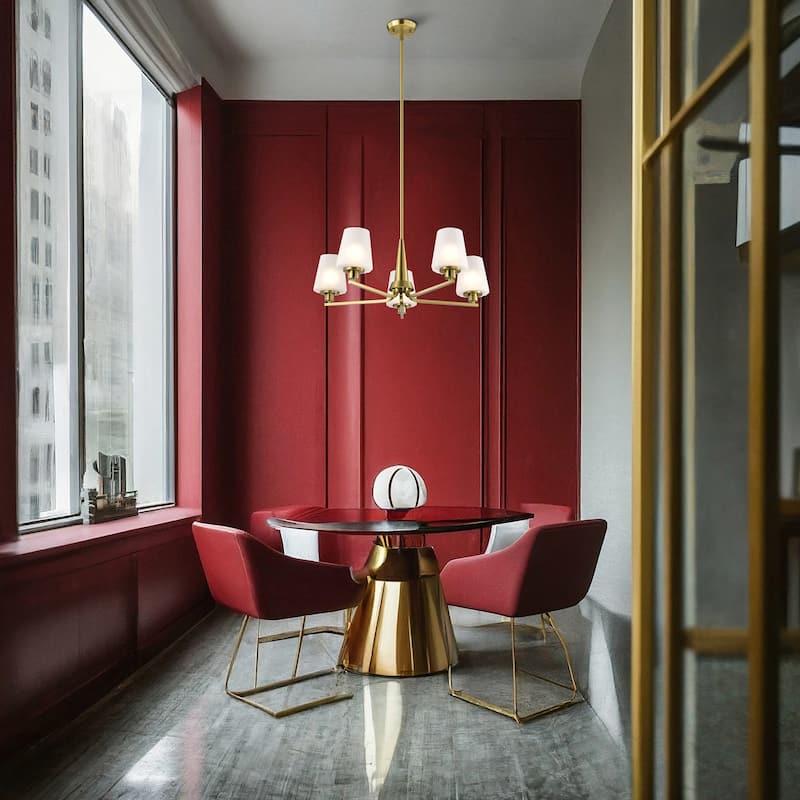 Nuvo Lighting 60/8225 Lune 5 Light 30" Wide Chandelier