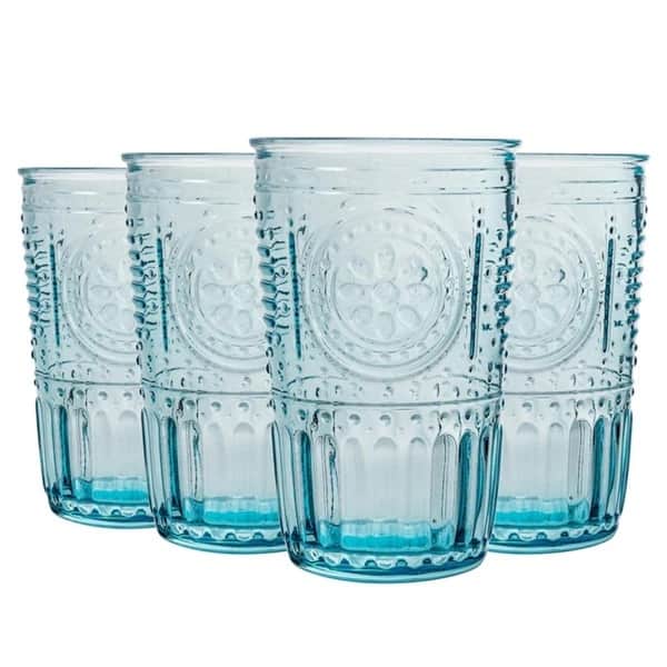 Bormioli Rocco Set Of 4 Romantic Glasses - Set of 4 - Blue