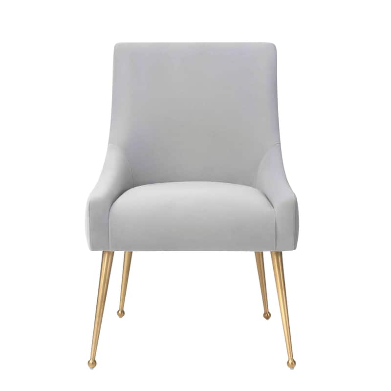 Irina Dining Chair Velvet Side Chair with Stainless Steel Leg