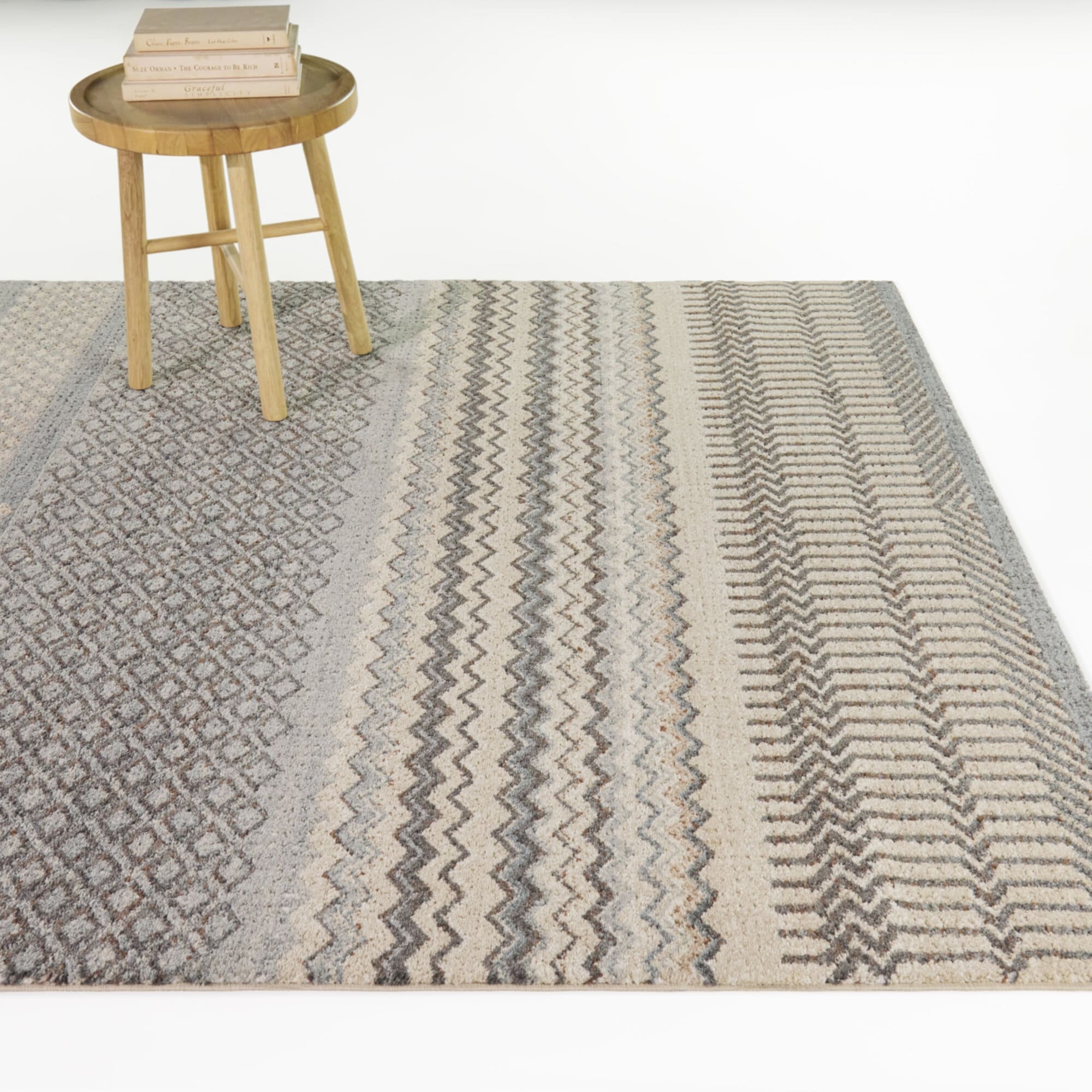 Barreau Chevron Boho Area Rug