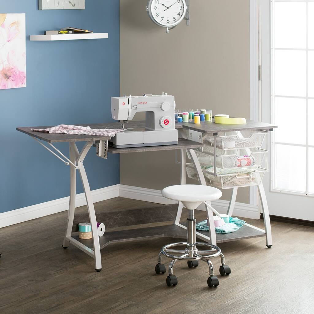 Sew Ready Pro Stitch Sewing and Craft Table with Storage