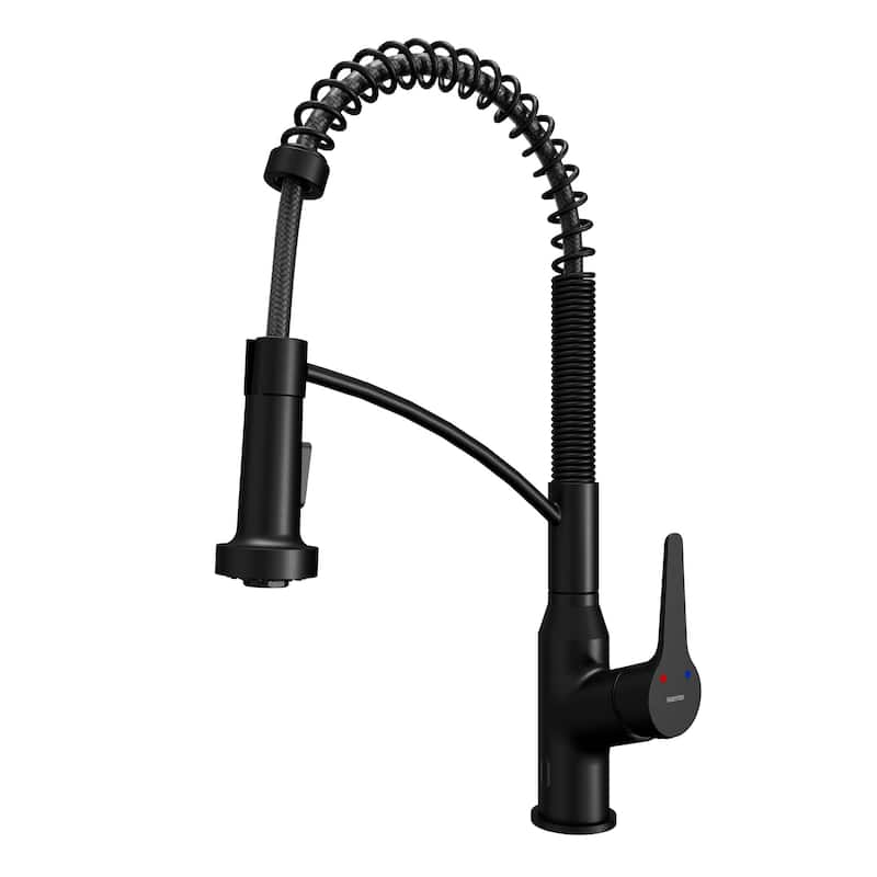Karran USA KKF215 Alston 1.8 GPM Single Hole Kitchen Faucet - Matte Black