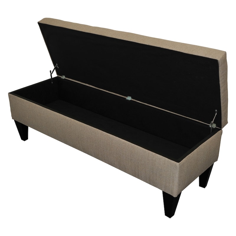 Sole Designs Brooke Bonjour 10-button Tufted Storage Bench