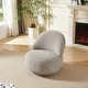 preview thumbnail 14 of 24, Accent chair for Living room With Swivel Function Light Gray