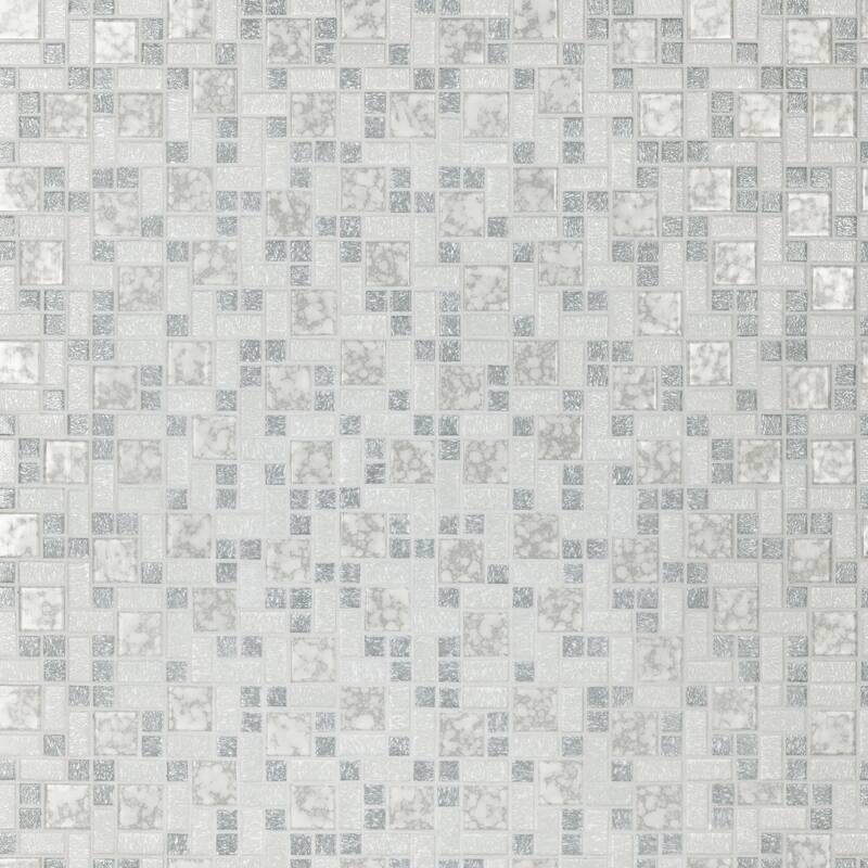 Merola Tile University Light Grey 11-3/4" x 11-3/4" Porcelain Floor and Wall Tile
