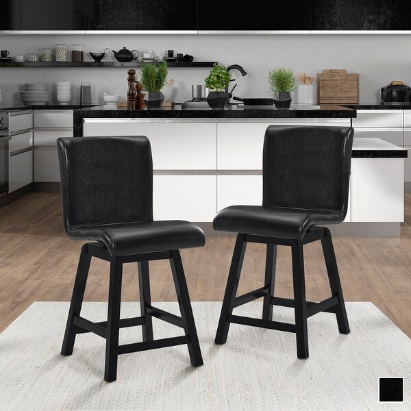Cowen Swivel Barstool (Set of 2). Opens flyout.