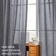 preview thumbnail 22 of 36, Linen Textured Light Filtering Back Tap/ Rod Pocket Curtain Panels (Set of 2)