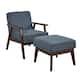 Simple Living Sonia Chair and Ottoman Set