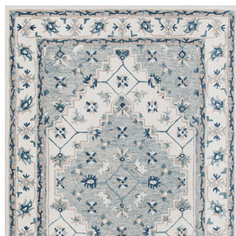 Dahoy Hand Tufted Floral Traditional Area Rug By HomeRoots