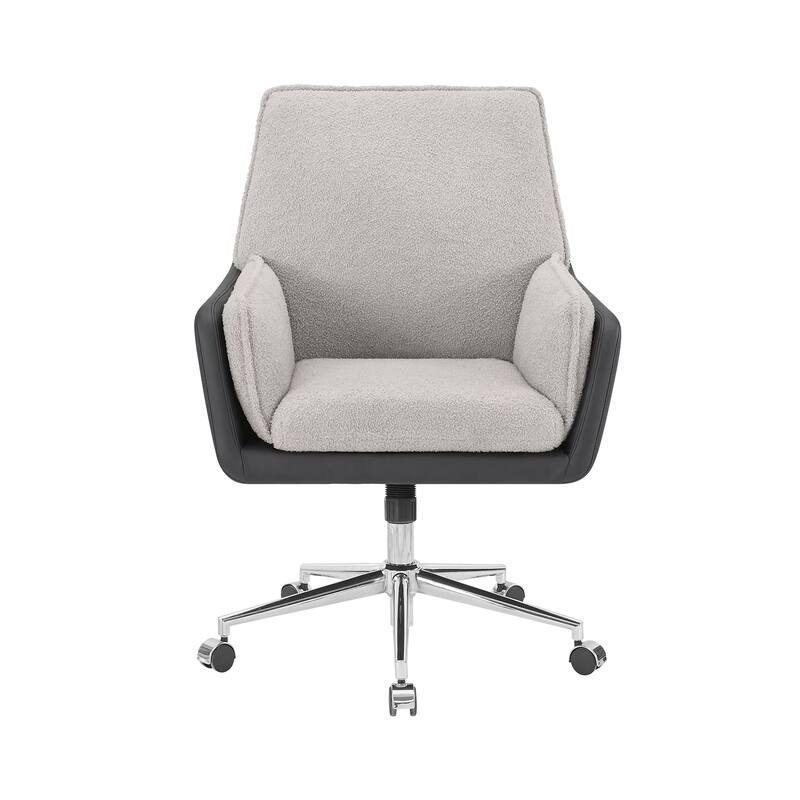 Linon Moffitt Swivel Chair Black Grey