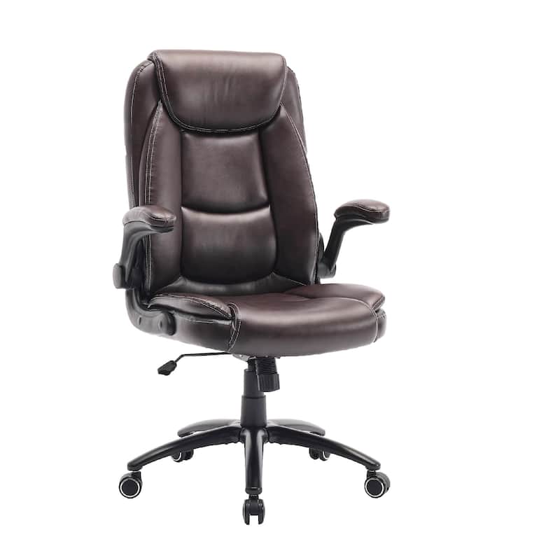 High-Back Executive Office Chair Wide Reclining Seat