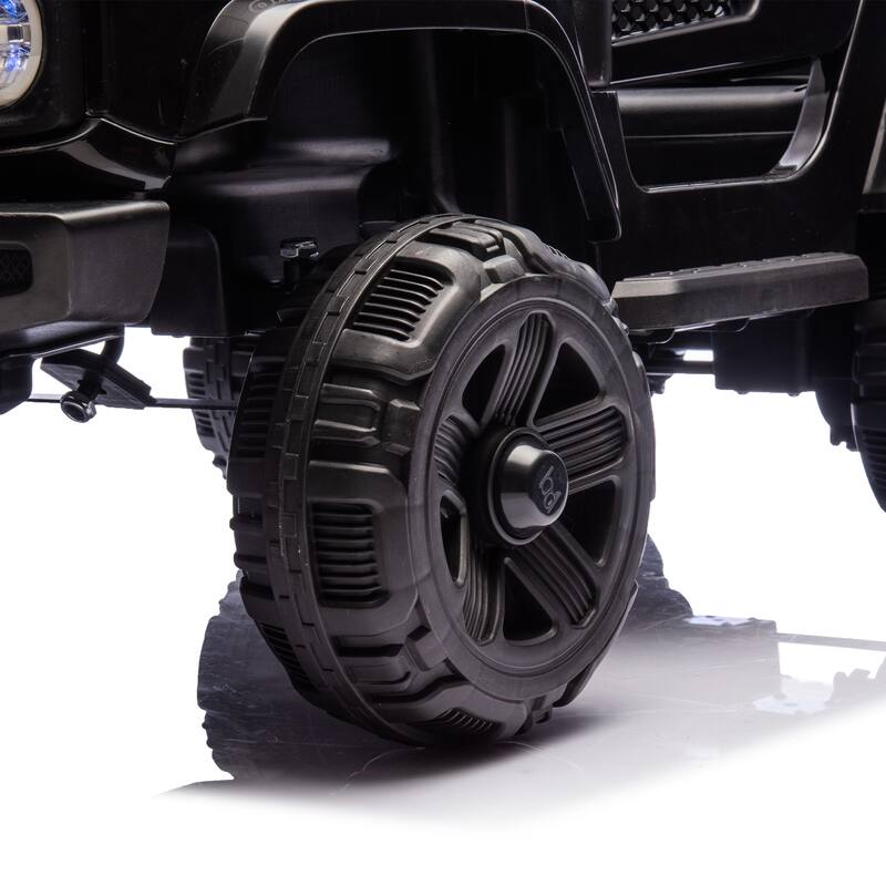 12V Kids Ride On 6-Wheel Electric Truck Car W/Parents Control ,Six-Wheel Suspension,Four motors,Power Display,Searchlight