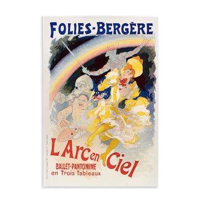 Stupell Vintage Ballet Entertainment Ad Wall Plaque Art Design By Marcus Jules