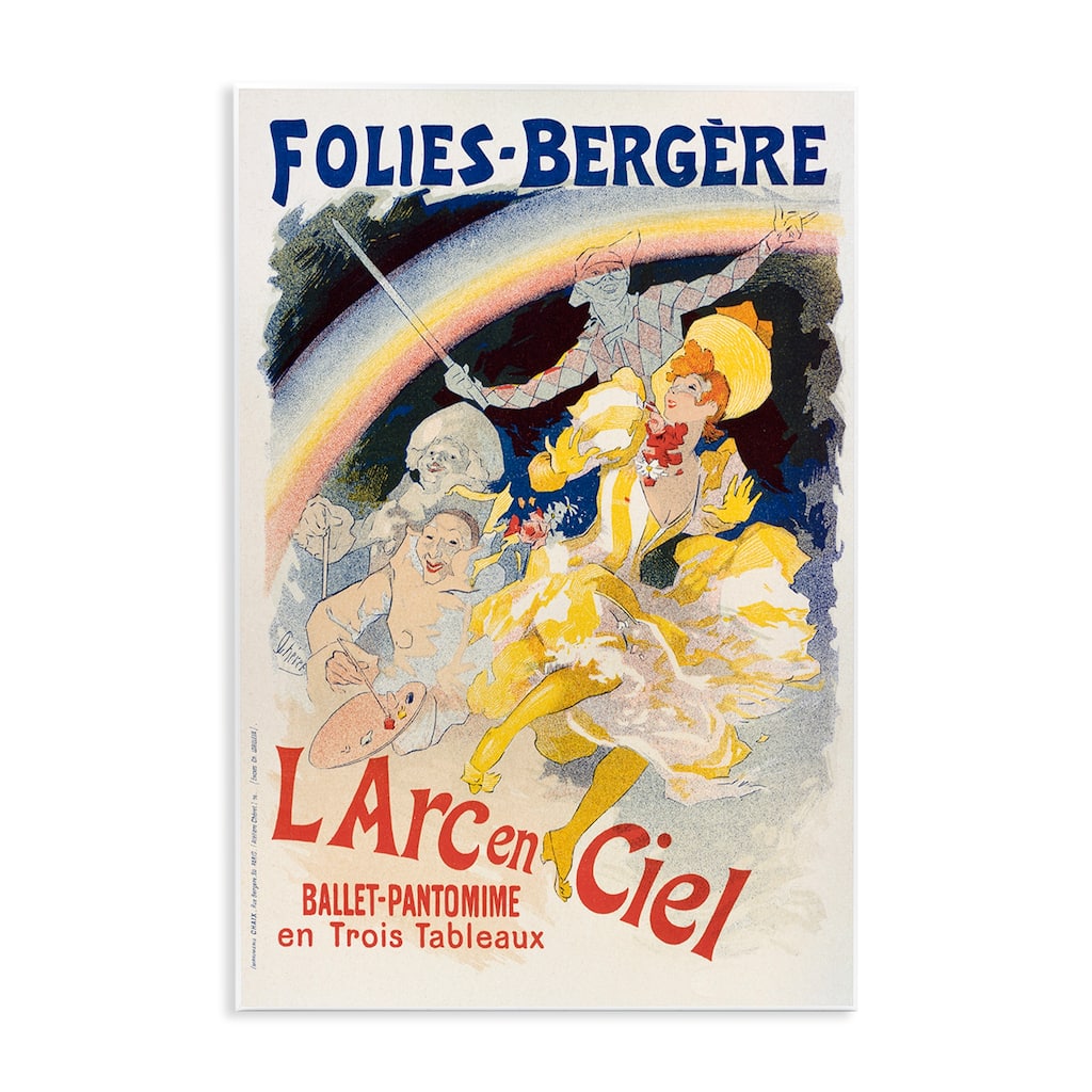 Stupell Vintage Ballet Entertainment Ad Wall Plaque Art Design By Marcus Jules