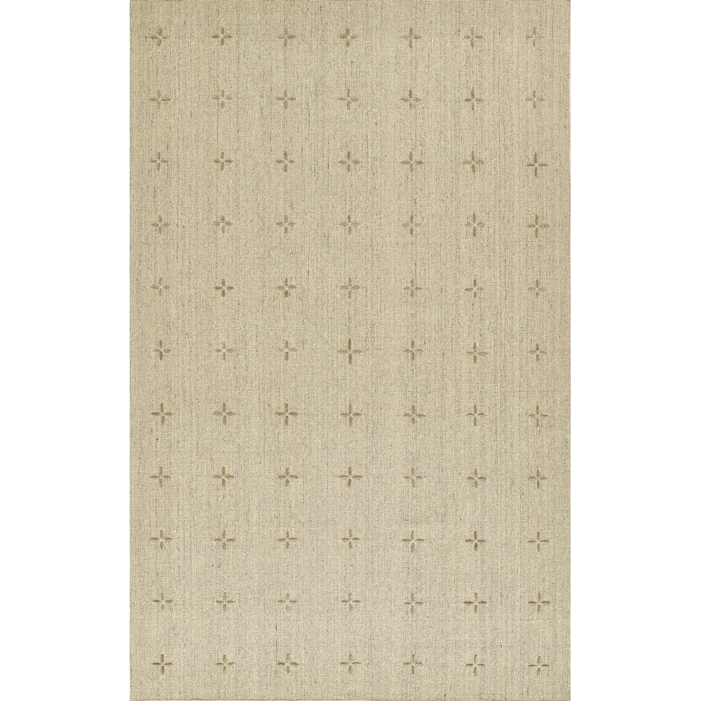 Momeni Oliver Geometric Wool and Polyester Hand Loomed Area Rug