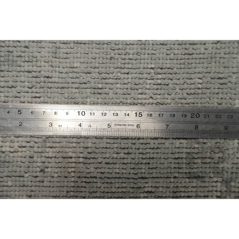 Hand Knotted Oriental Viscose Silk Carpet Modern Abstract Beige & Ivories Abstract Area Rug - 7' 2'' X 5' 4''