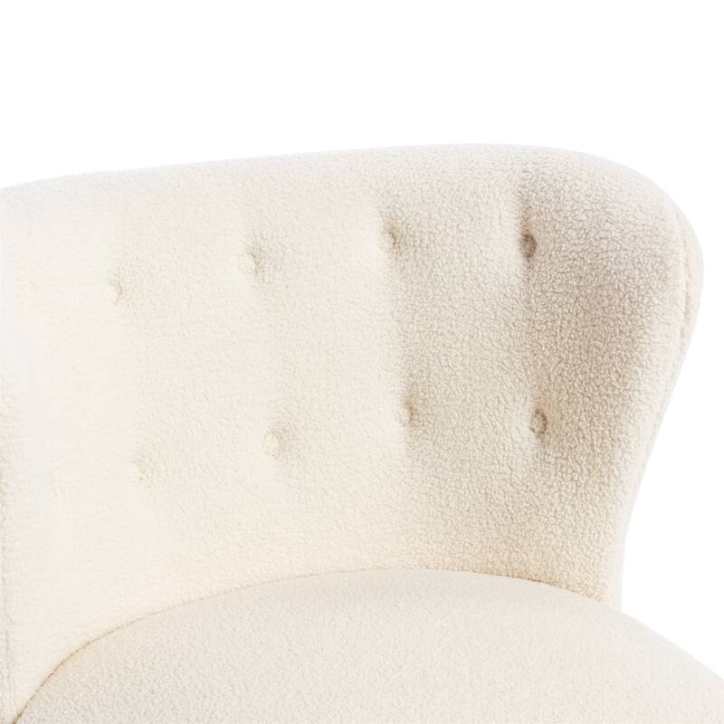 Merax Accent Chair, Upholstered Armless Chair