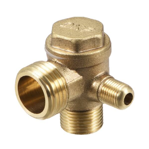 Shop Air Compressor Check Valve 90 Degree G1 8 X G3 8 X G1 2 1 8 X 3 8 X 1 2 1pcs Overstock
