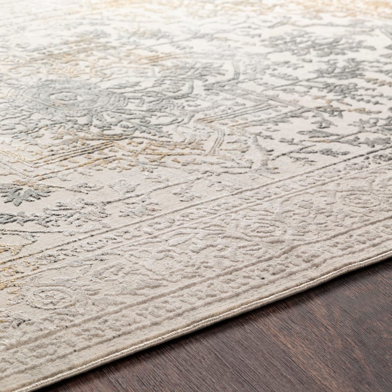 Livabliss Traditional Aisha Medallion Area Rug