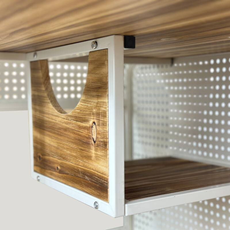 55.12 "Spacious Cat House with Tempered Glass for Living Room