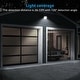 preview thumbnail 12 of 20, 2 Pack LED Solar Security Light with Motion Sensor, Outdoor Flood Wall Sconce