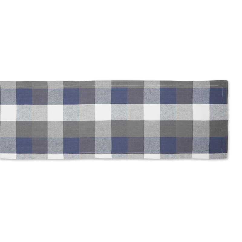 DII Tri Color Check Table Runner
